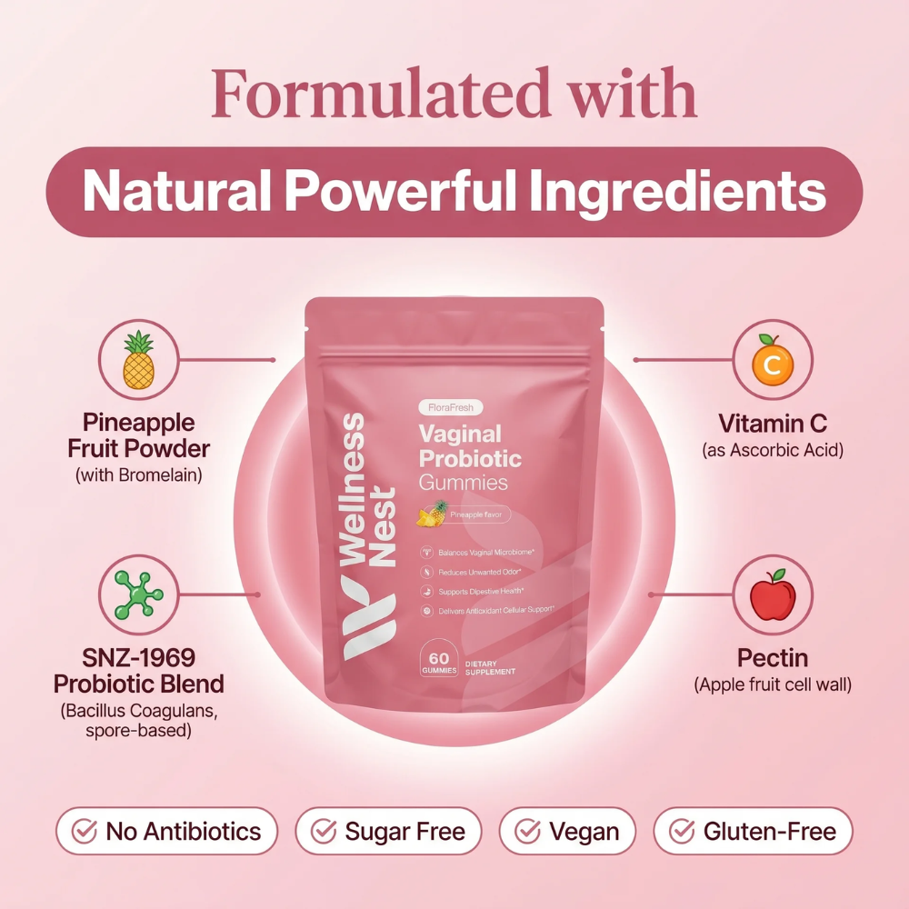 FloraFresh - Vaginal Probiotics Gummies Ingredients