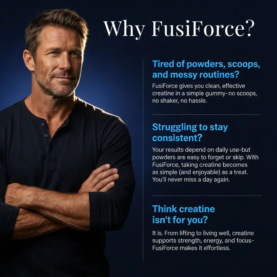 FusiForce Creatine Gummies - Blueberry - image 5